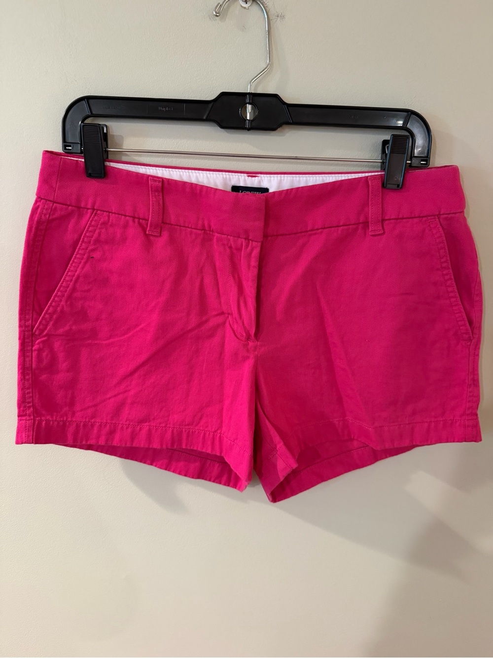 J. Crew Hot Pink Cotton Chino Shorts